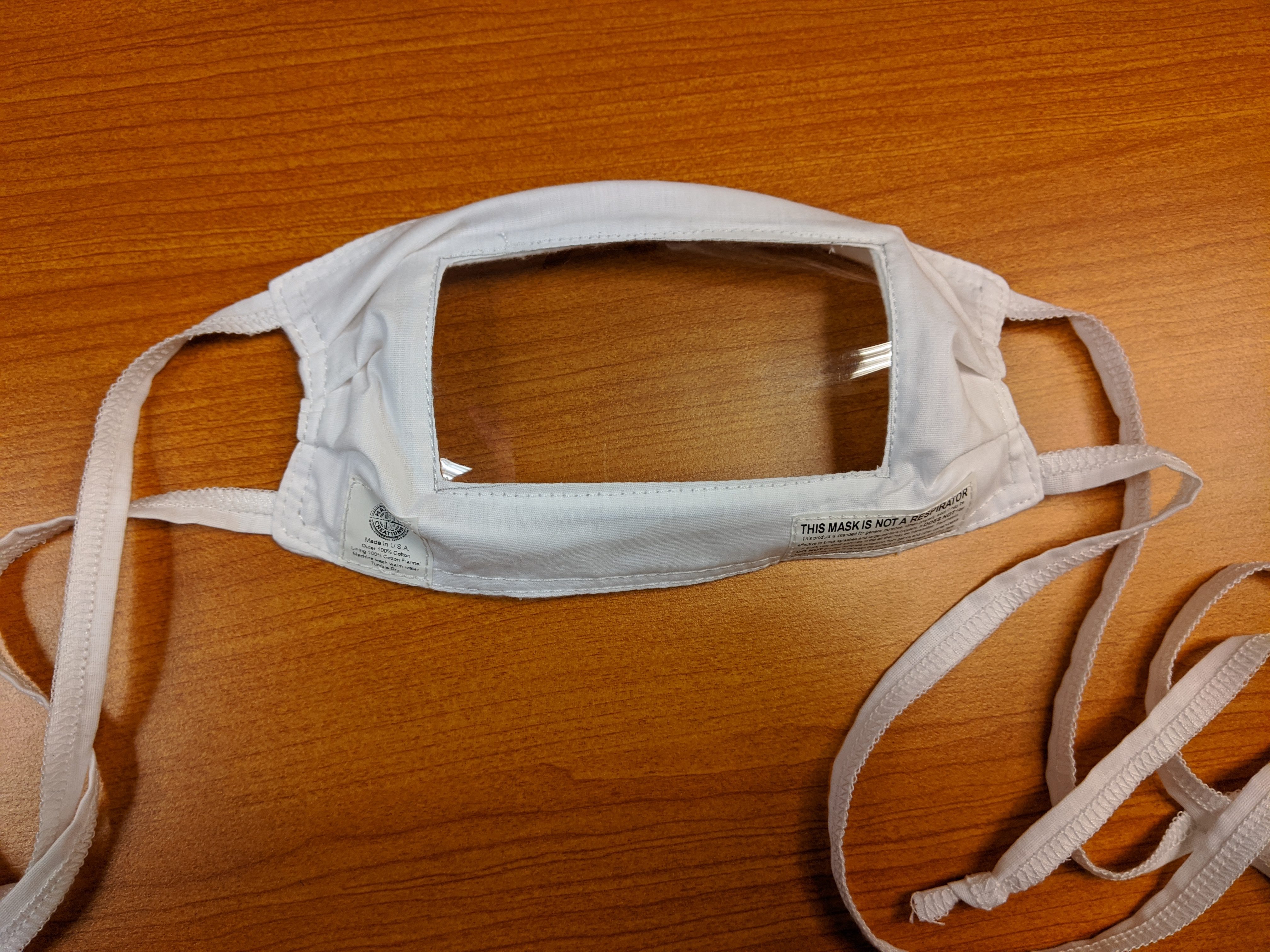 Hearing Impaired Face Mask