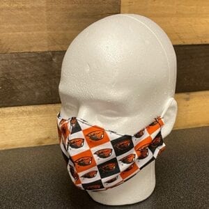 Ducks/Beavers Fitted Face Mask with Ear Loop Elastic - Beavers